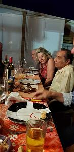 HOMMAGE A N.D. DE SANTA CRUZ A DALIAS DU 7 AU 10 JUIN 2019 (744) REPAS CHEZ ANGE AVANT LE DEPART 
